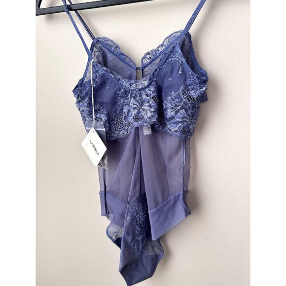 $446 La Perla Lace Bodysuit Womens Size Small One Piece Lingerie New Gorgeous - Picture 4 of 8